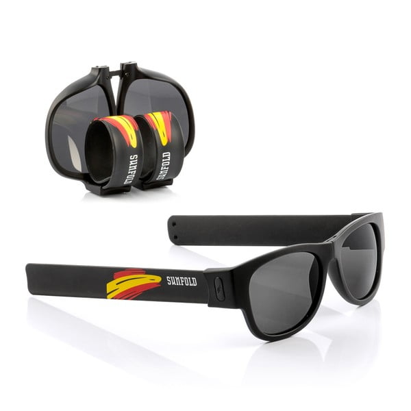 Černé sluneční srolovatelné brýle InnovaGoods Sunfold Mondial Spain