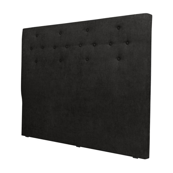Černé čelo postele Cosmopolitan design Barcelona, šířka 142 cm