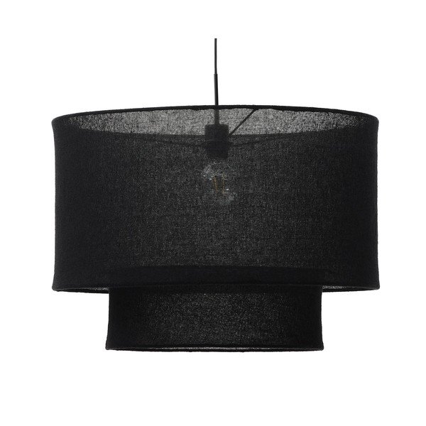 Černé stínidlo ø 60 cm Mariela – Kave Home