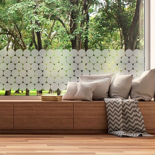 Samolepky v sadě na okno 50 ks 10x10 cm Clackout Circle – Ambiance-image-1