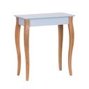 Světle šedý konzolový odkládací stolek Ragaba Console, délka 65 cm