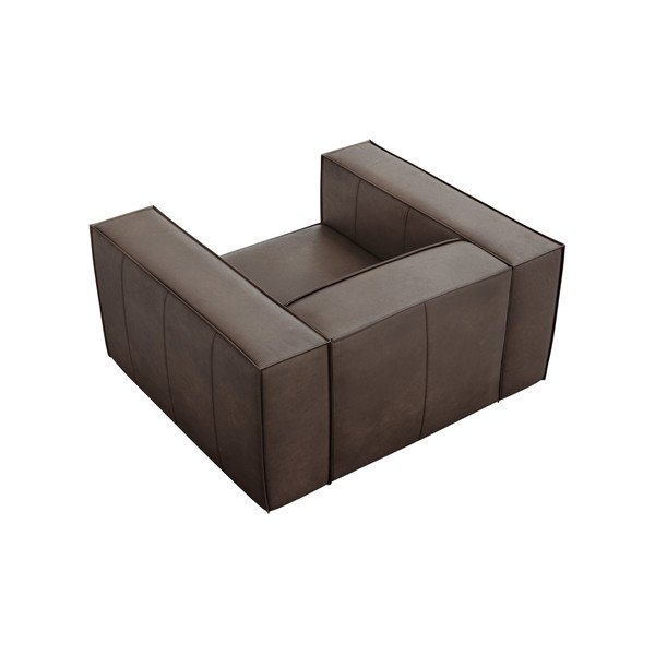 Hnědé kožené křeslo Madame – Windsor & Co Sofas-image-4