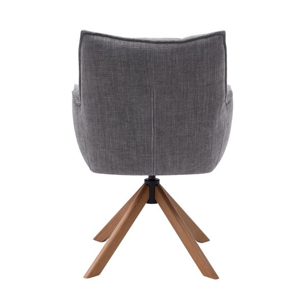 Šedá čalouněná jídelní křesla v sadě 2 ks Marilla – Unique Furniture-image-2