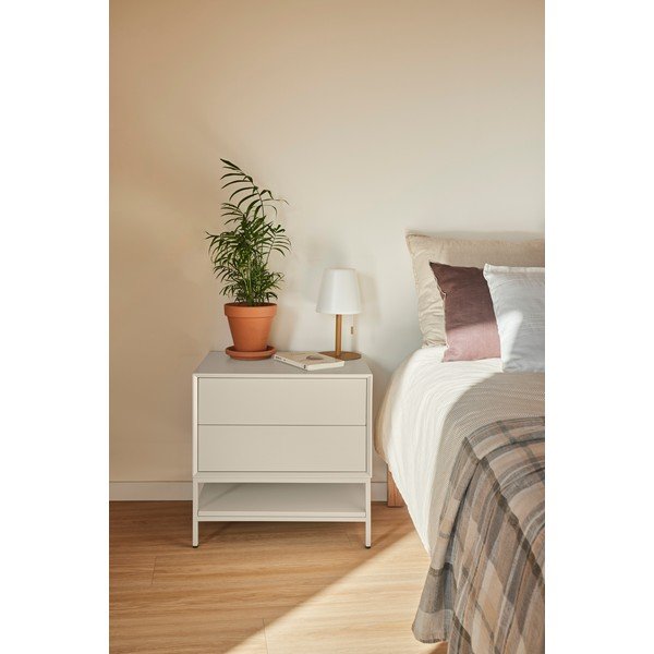 Krémový noční stolek Platt – Teulat-image-1