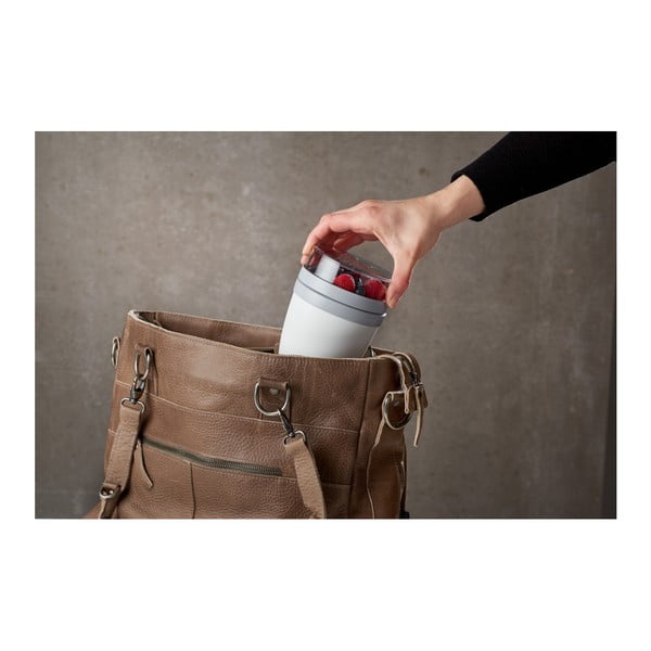 Zelený svačinový box na jogurt Mepal Ellipse-image-2