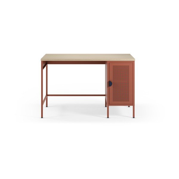 Pracovní stůl s deskou v dubovém dekoru 60x120 cm Sayla – Marckeric-image-4