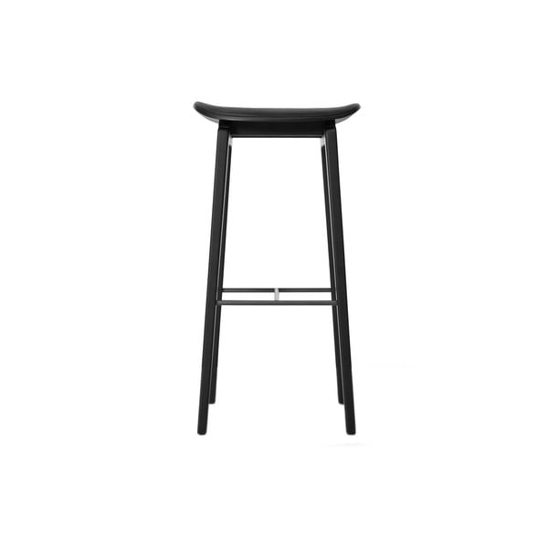 Černá barová židle NORR11 NY11, 75 x 30  cm