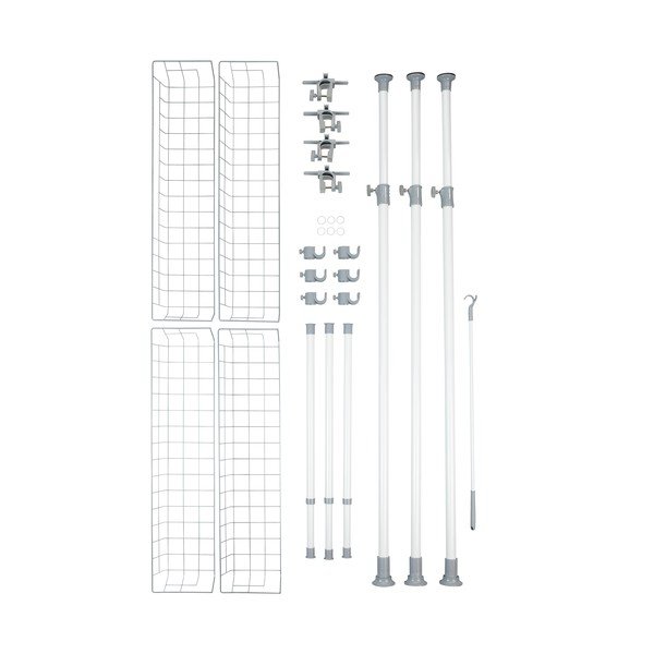 Teleskopický šatní systém Wenko Herkules, výška až 250 cm-image-4