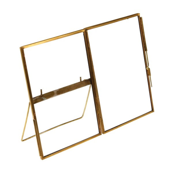 Kovový stojací rámeček ve zlaté barvě 10x15 cm – Rex London-image-2