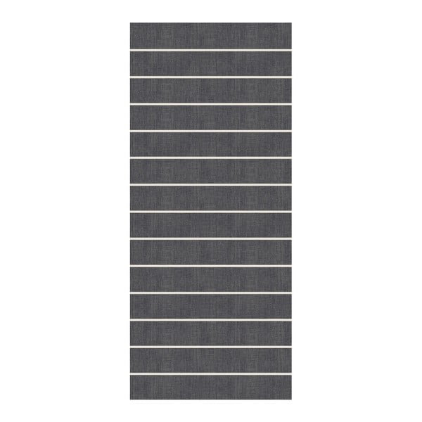 Tmavě šedý běhoun Floorita Oslo, 60 x 115 cm