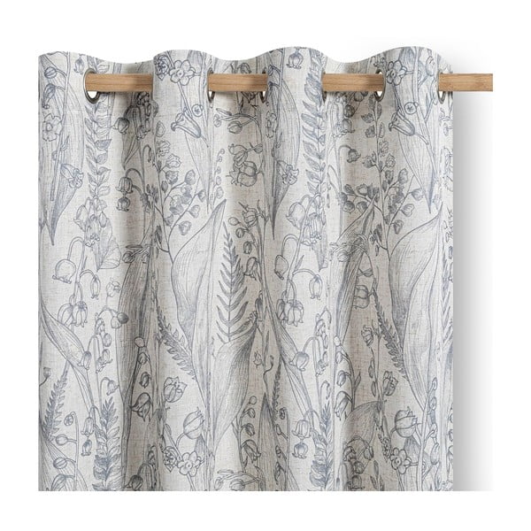 Světle šedý závěs 135x250 cm Selvetia – Restilo