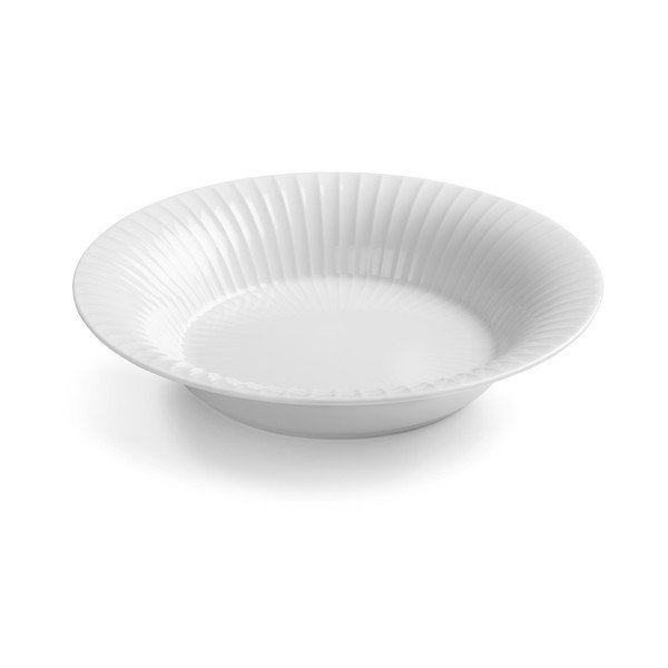 Bílý porcelánový polévkový talíř Kähler Design Hammershoi, ⌀ 21 cm