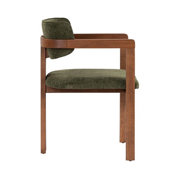 Tmavě zelené jídelní křeslo s područkami Toscana – Kalune Design-image-3