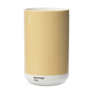 Krémová keramická váza - Pantone