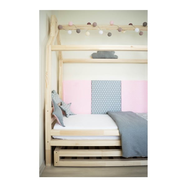 Set bílé zásuvky pod postel a 4 prodloužených nohou Benlemi, pro postel 80 x 160 cm-image-2