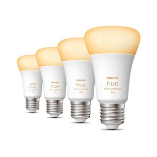 LED smart žárovky v sadě 4 ks E27, 9 W White ambiance – Philips Hue