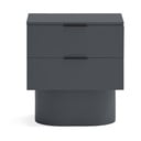 Antracitový noční stolek Totem – Teulat