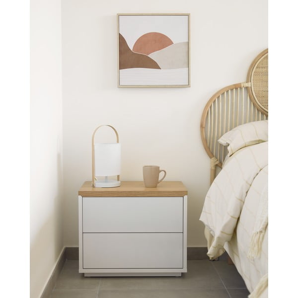 Bílá výplň do polštáře Kave Home Nyla, 70 x 40 cm-image-1