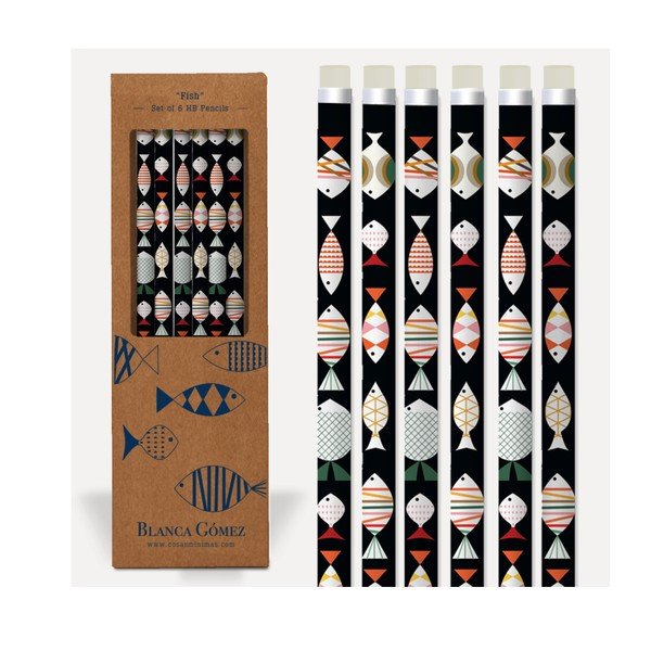 Sada 6 pastelek U Studio Design Fish