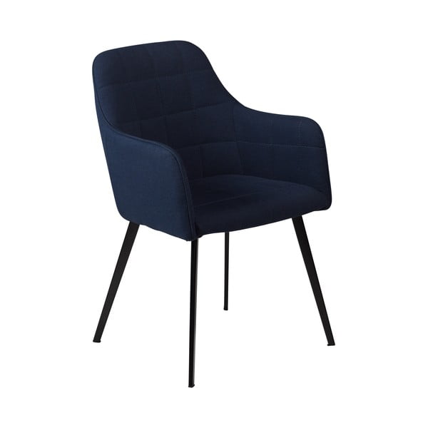 Tmavě modrá jídelní židle s područkami DAN–FORM Denmark Embrace