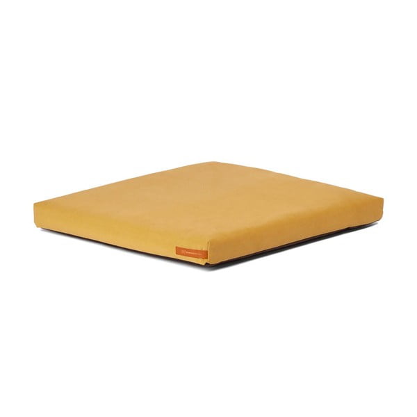 Žlutá matrace pro psa z Eko kůže 40x50 cm SoftPET Eco S – Rexproduct