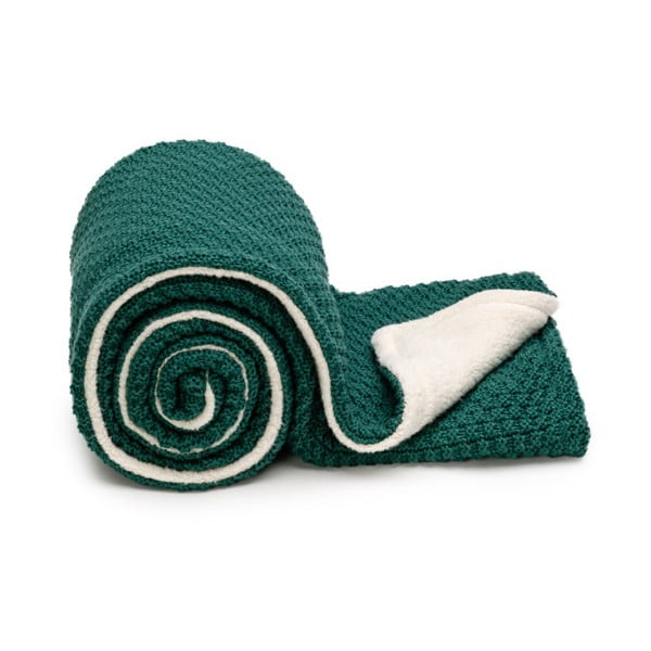 Zelená pletená dětská deka 80x100 cm – T-TOMI