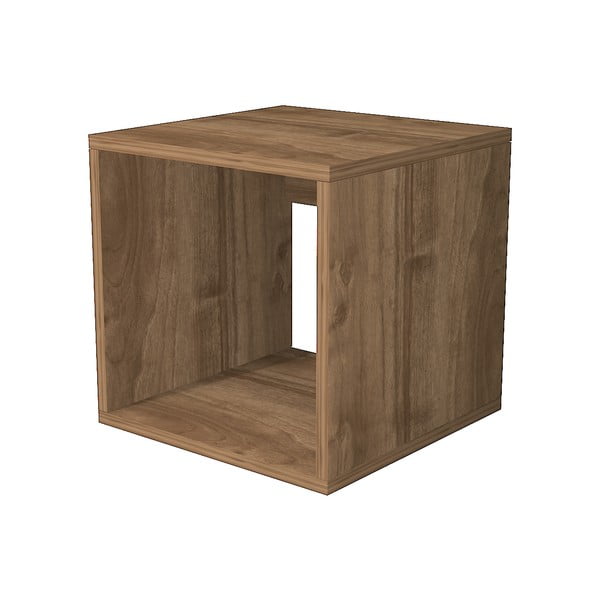 Hnědý noční stolek v dekoru borovice Biga – Gauge Concept