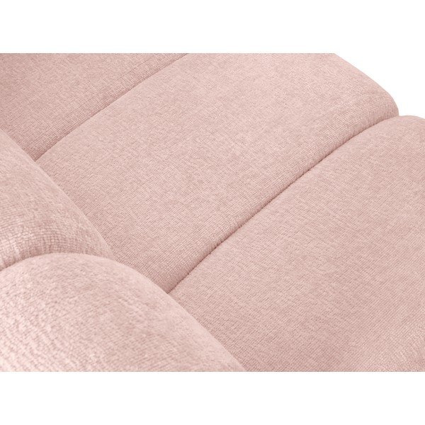 Růžový modul pohovky (pravý roh) Lupine – Micadoni Home-image-1