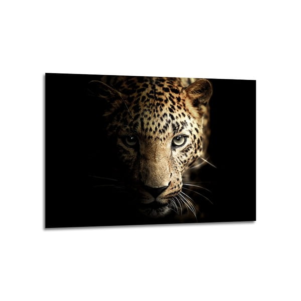 Skleněný obraz 100x70 cm Leopard - Styler-image-1