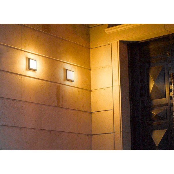 LED nástěnné venkovní svítidlo (výška 14 cm) Hondo – Trio-image-1