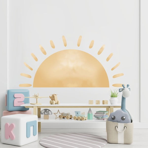 Dětská samolepka na zeď 155x75 cm Watercolor Sun – Ambiance