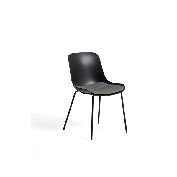 Černá plastová zahradní židle Altea – Kave Home-image-2