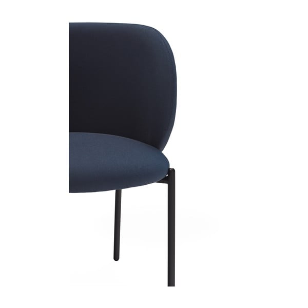 Tmavě modrá čalouněná jídelní křesla v sadě 2 ks Mogi – Teulat-image-4