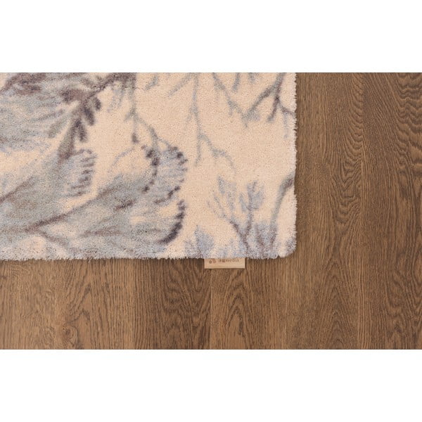 Vlněný koberec v mentolové a béžové barvě 133x190 cm V&A Calisia Kelp – Agnella-image-2