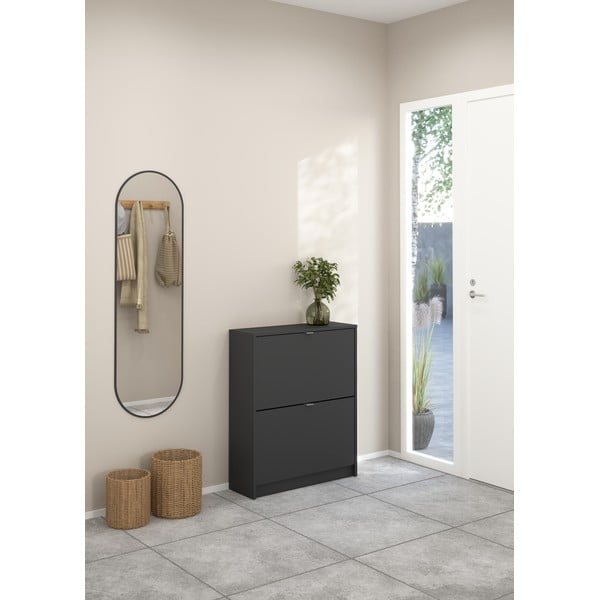 Šedý výklopný botník Shoes – Tvilum-image-1