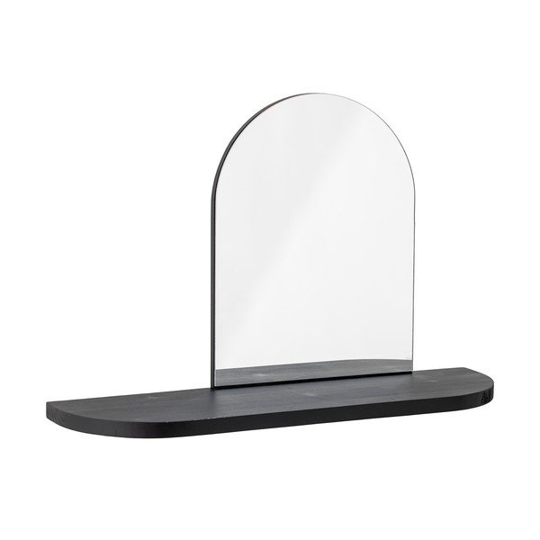 Nástěnné zrcadlo s poličkou  s dřevěným rámem 72x48 cm Annlie – Bloomingville-image-1