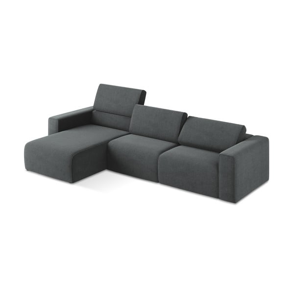 Šedá modulární rohová pohovka (levý roh) Kalea – Makamii-image-1