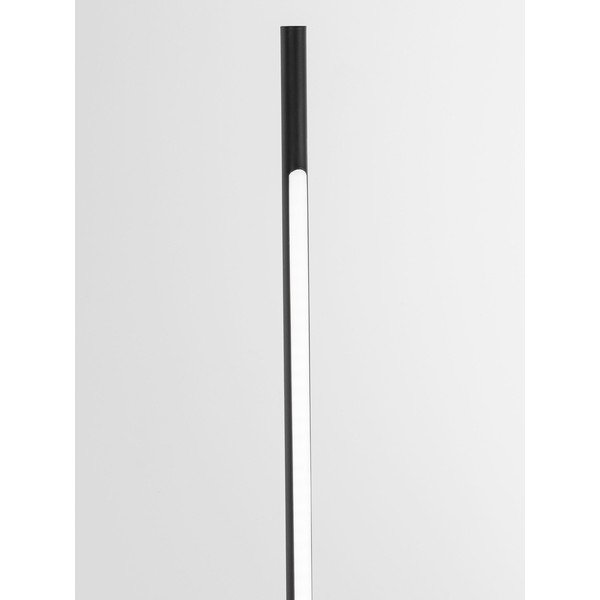 Černá kovová LED stojací lampa se stínidlem z akrylového skla (výška 140 cm) Raccio – Nova Luce-image-3