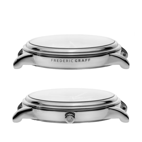 Unisex hodinky s páskem z nerezové oceli ve stříbrné barvě Frederic Graff Breithorn-image-3