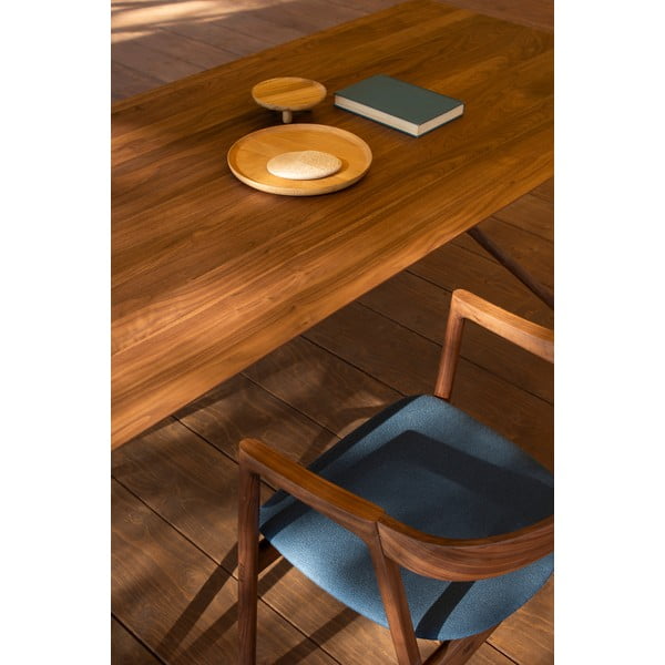 Modrá/hnědá jídelní židle Muna – Gazzda-image-4