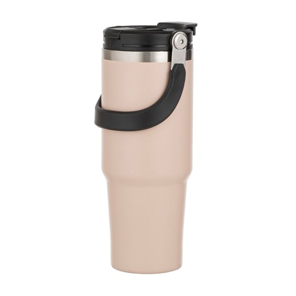 Béžová cestovní nerezová lahev 1 l Eco – Ladelle