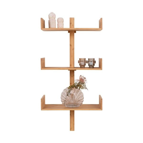 Patrová bambusová police v přírodní barvě 50 cm Villa – House Nordic-image-3