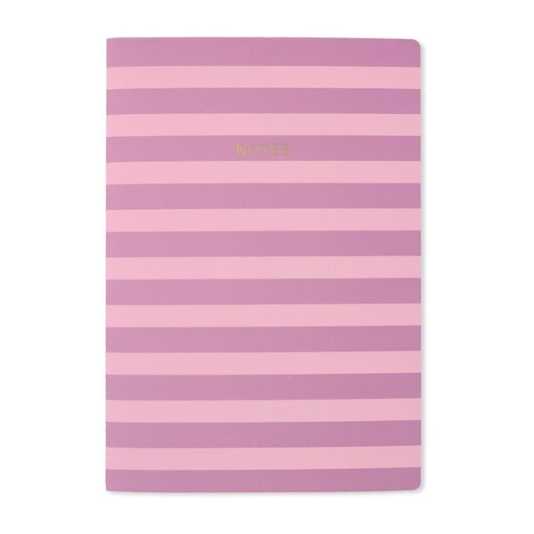 Zápisník A4 GO Stationery Lilac Stripe