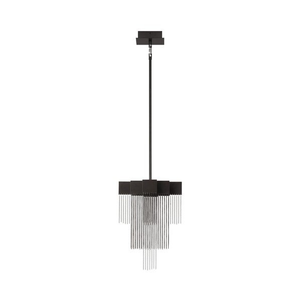 Matně černé ocelové LED stmívatelné závěsné svítidlo Revια – Nova Luce
