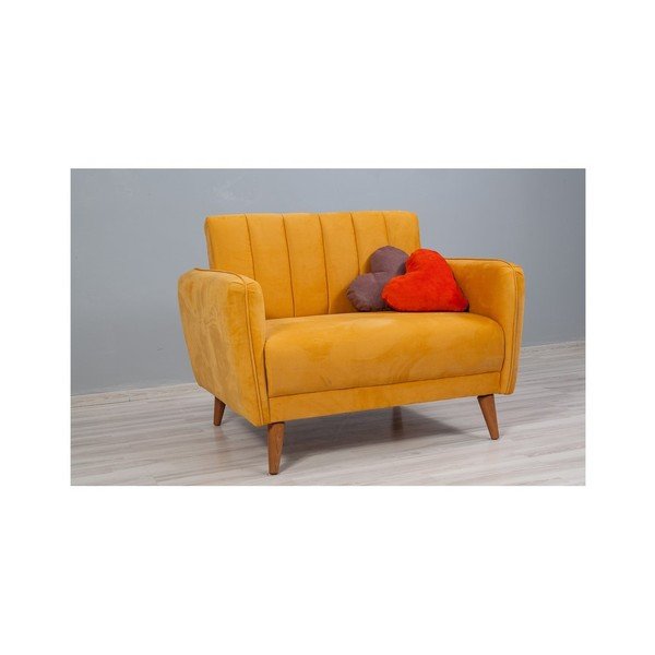 Žluté rozkládací křeslo Sifi-image-1