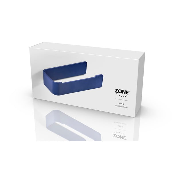 Modrý nástěnný kovový držák na toaletní papír Ume – Zone-image-2