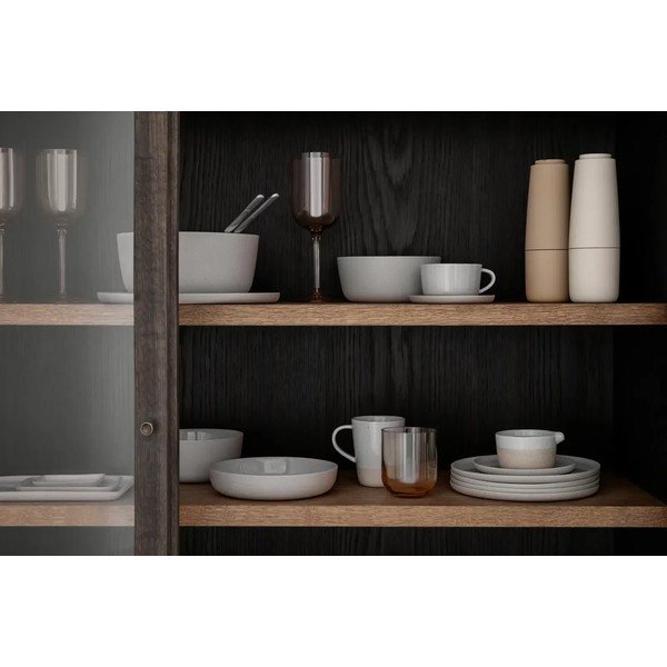 Světle šedý servírovací keramický talíř Sablo L – Blomus-image-2