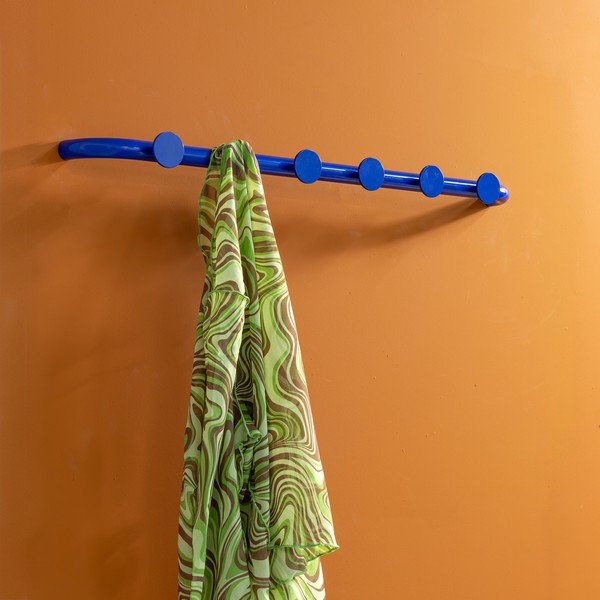 Modrý kovový nástěnný věšák 75 cm Retro – Spinder Design-image-4