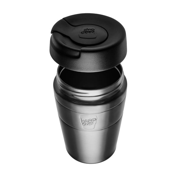 Černý termo hrnek 454 ml  Helix Thermal Black L – KeepCup-image-2