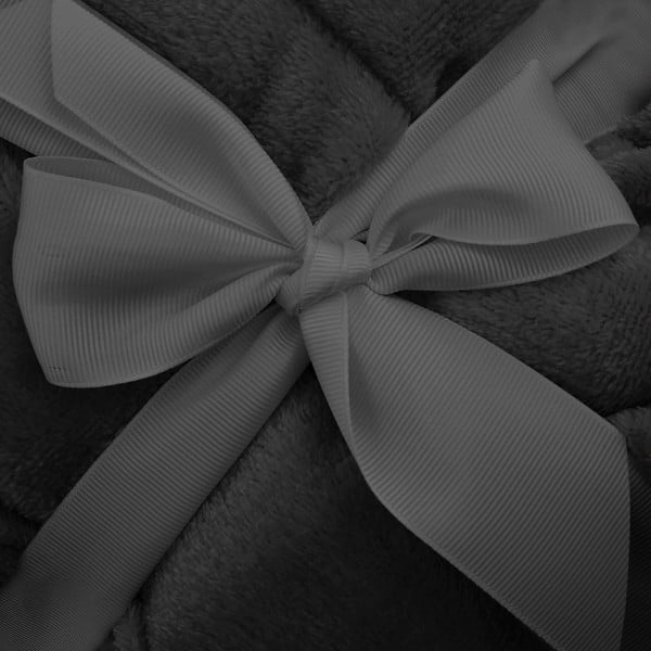 Tmavě šedý unisex župan z mikrovlákna DecoKing Robby, velikost M-image-1